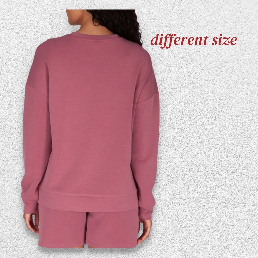 🇨🇦👍GUC LAZYPANTS | XL | Dusty rose Cozy Luxe sueded crewneck sweatshirt** - Picture 15 of 16